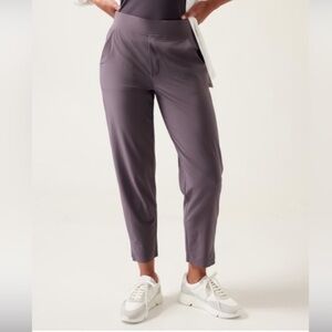 Athleta Brooklyn Ankle Pant Dusk Violet Purple Size 14
